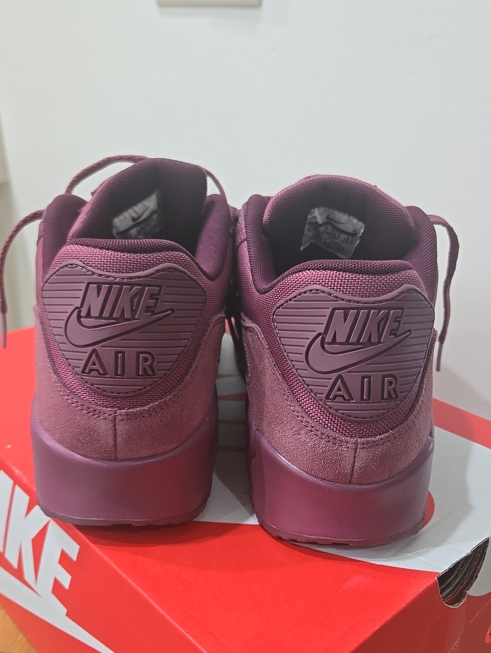 Nike Air Max 90 Premium "Vintage Wine" 2017 Shoes Rare Size Mens 10.5 - Picture 3 of 16